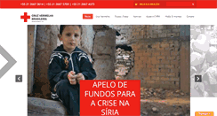 Desktop Screenshot of cruzvermelhani.org.br